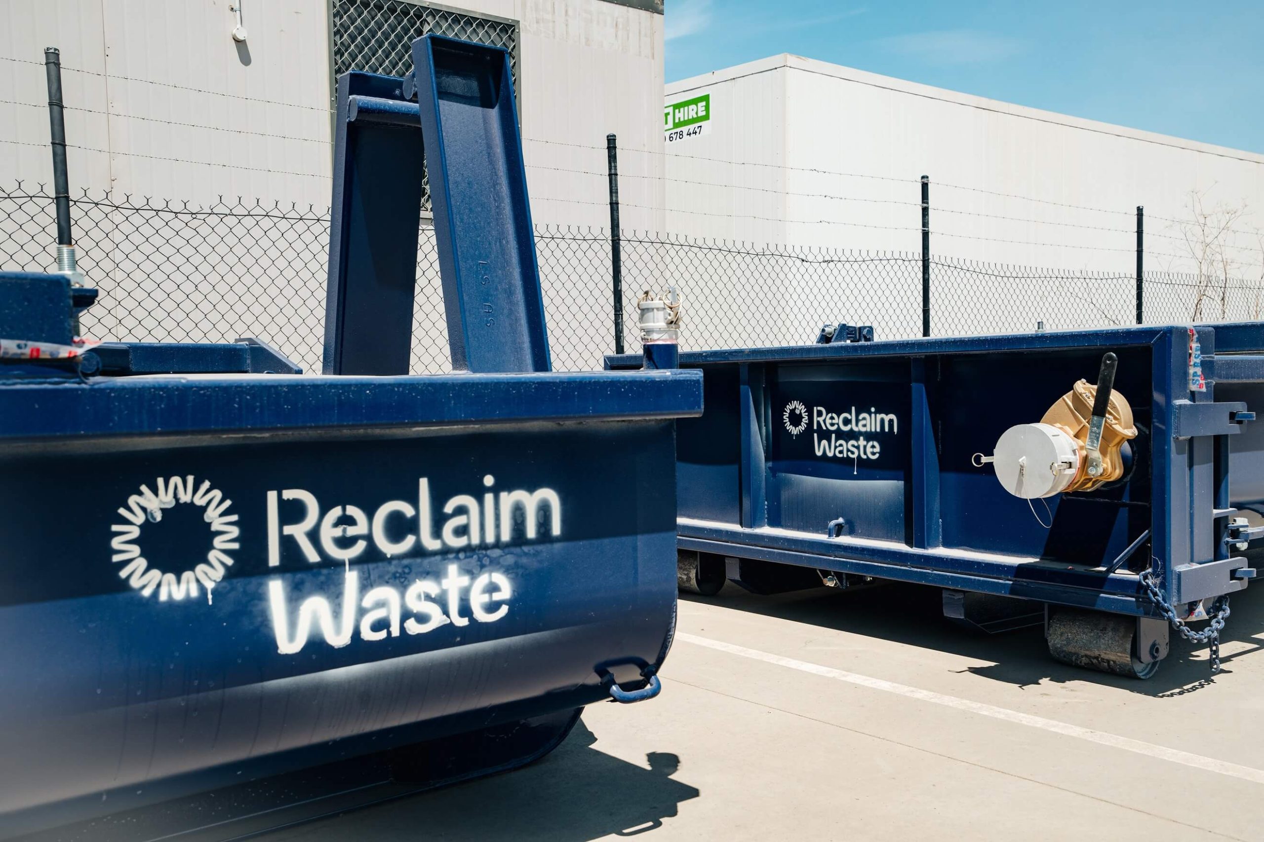 waste container loading sliders